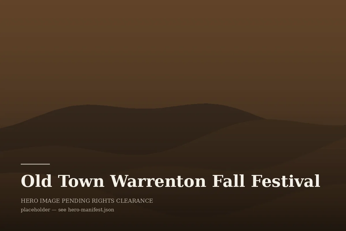 Old Town Warrenton Fall Festival